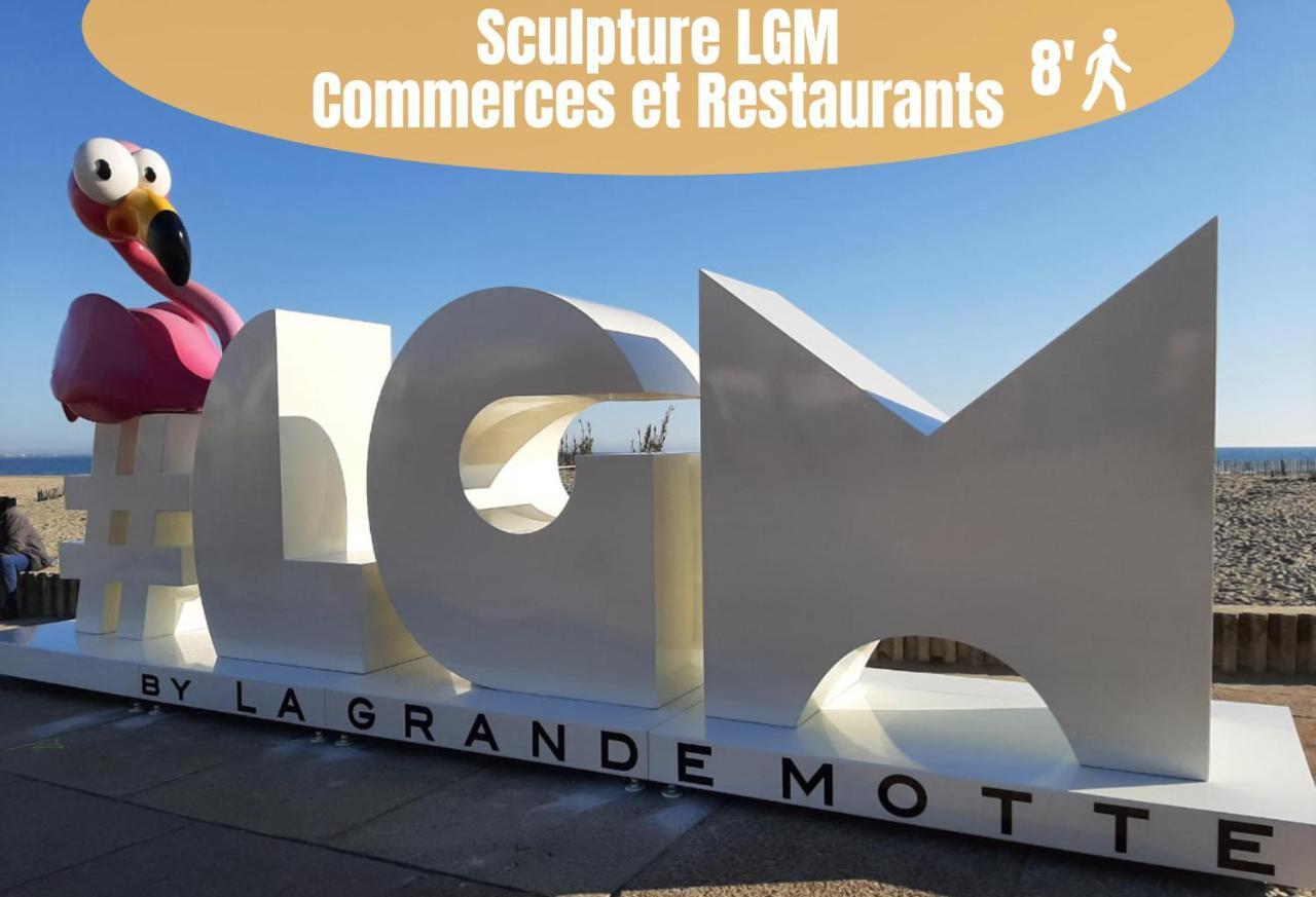 La Casita - Studio Confort Avec Terrasse Et Parking Prive- La Grande Motte, Montpellier Eksteriør bilde